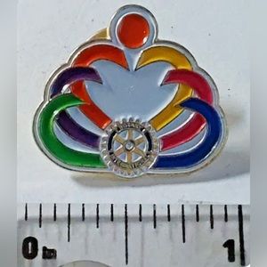 Rotary International Heart of  Hearts lapel pin